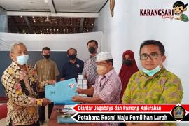 Diantar Jagabaya dan Pamong Kalurahan, Petahana Resmi Maju Pemilihan Lurah